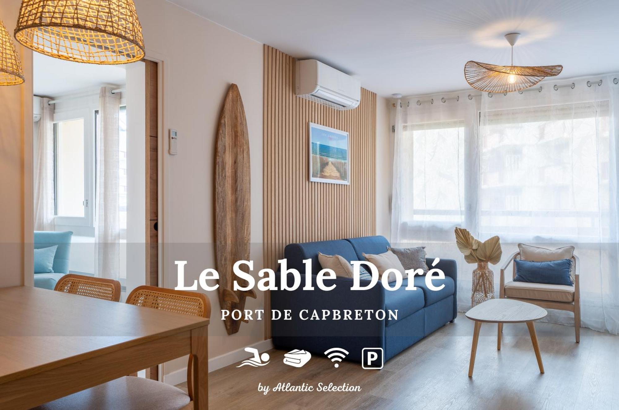 Atlantic Selection - Le Sable Dore - Piscine Et Parking Apartment Capbreton Exterior photo